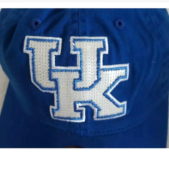 Kentucky Wildcats Women's Hat White Sequin Logo Blue Soft Adjustable Strap New - Picture 3 of 3